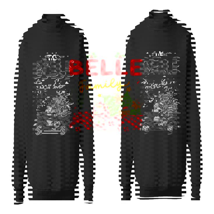 The Belle Family Christmas Matching Pajamas Group Sweatshirt