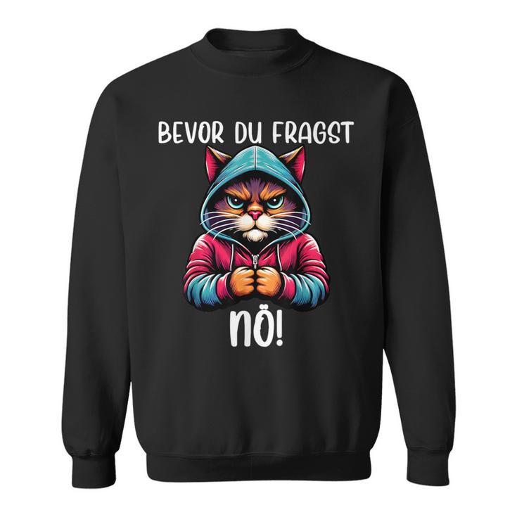 Bevor Du Fragst Nö Bevor Du Fragst Nö Sweatshirt