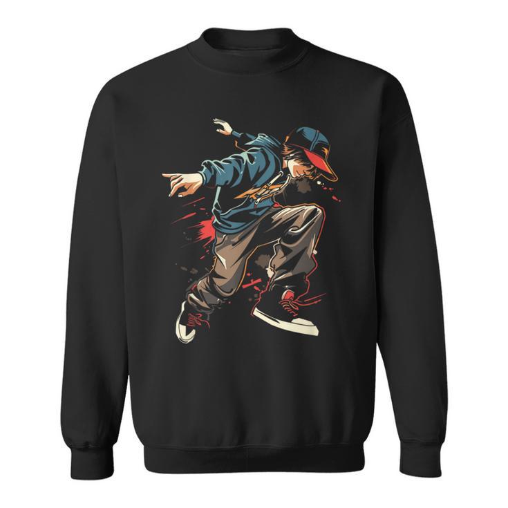 Breakdancer Dance Studio Boys' Sweatshirt