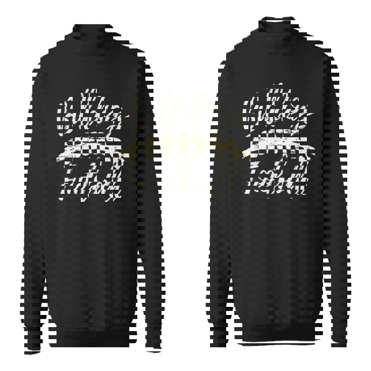 Bulldogs Football School Spirit Team Mascot Game Day Night Sweatshirt