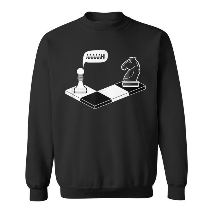 Chess Figures Farmer And Springer Chess Sweatshirt