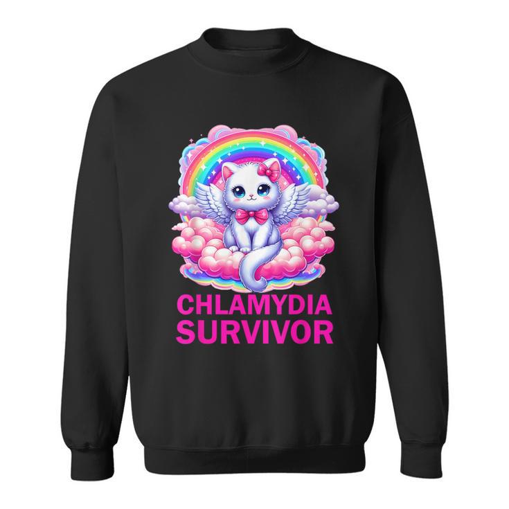 Chlamydia Survivor Chlamydien Std Sweatshirt