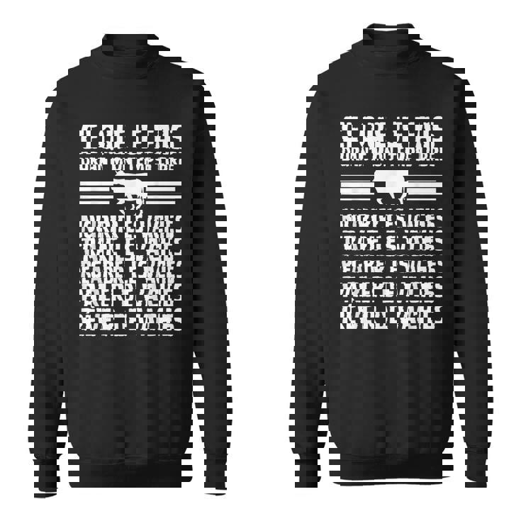 Citationaches Ce Que Je Fais Durant Mon Temps Libre Sweater e