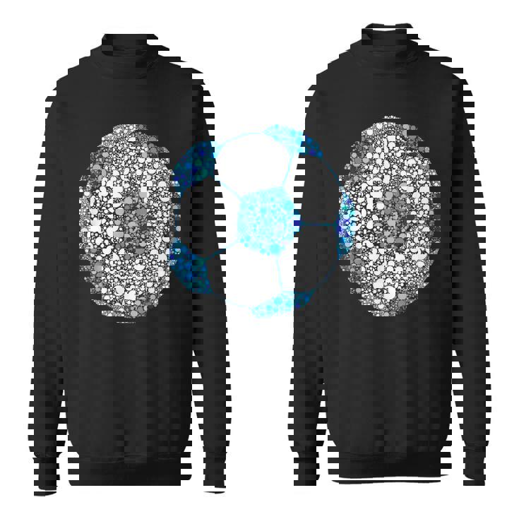 Colorful Polka Dot Soccer Lover International Dot Day Sweatshirt