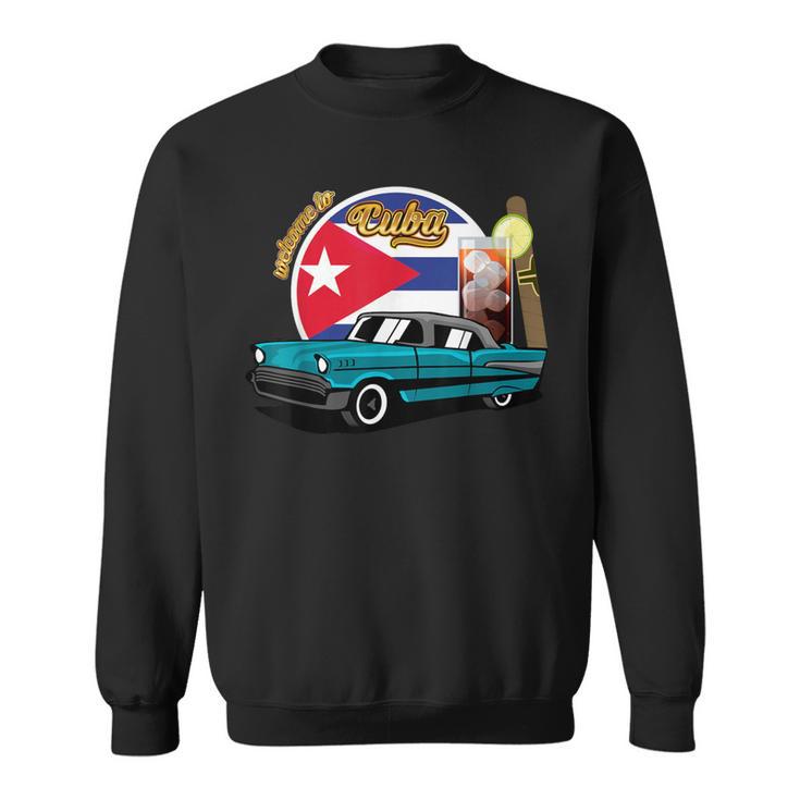 Cuba Oldtimer Havana Cigar Cuba Libre Caribbean Souvenir Sweatshirt