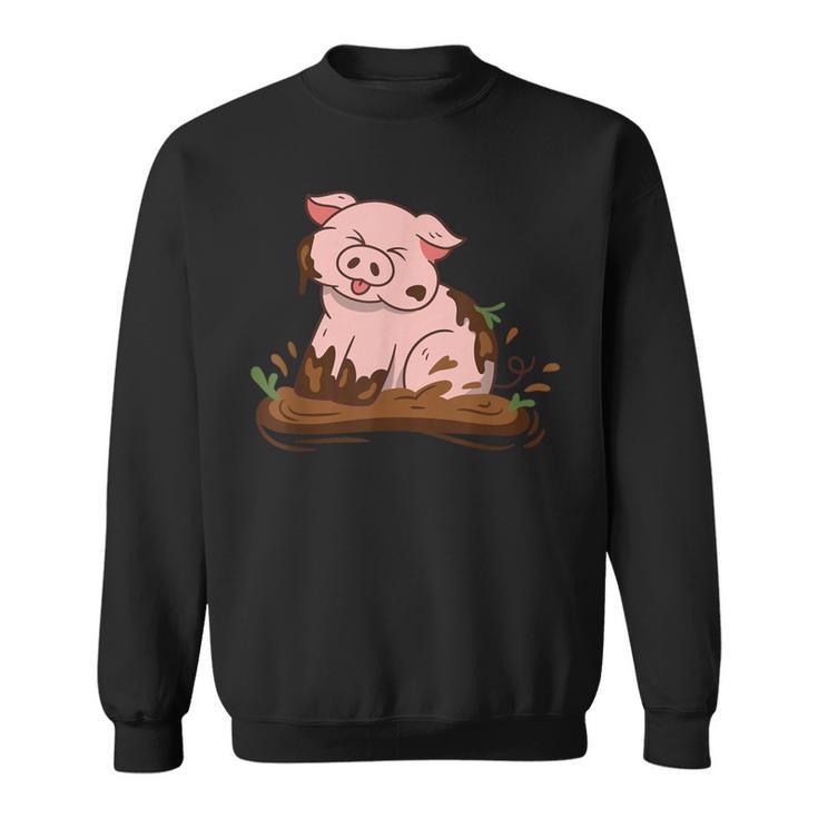 Cute Pig Farm Farming Pig Sweatshirt