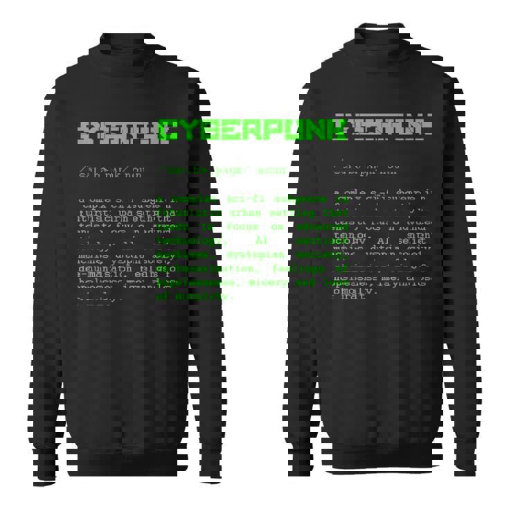 Cyberpunk Word Definition Cyberpunk Camisa de entrenamiento