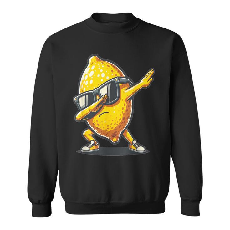 Dab Lemon Dancing Dabbing Lemon Fruit Sweatshirt