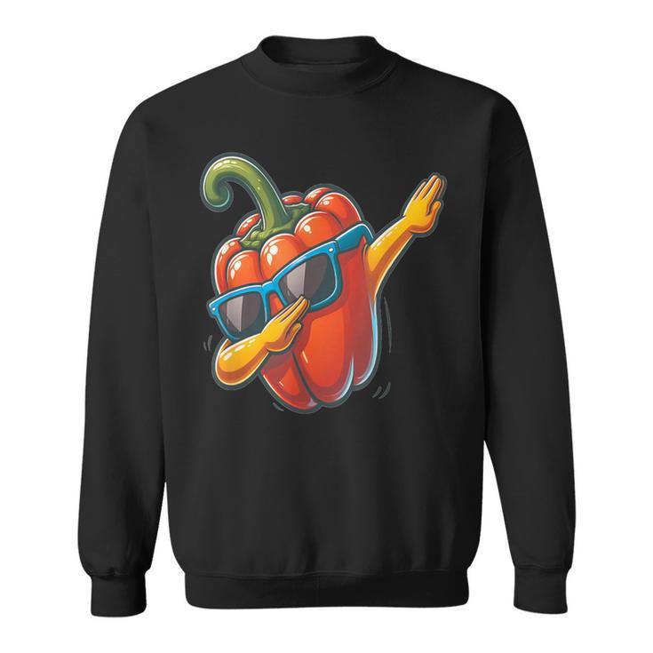 Dab Paprika Dancing Dabbing Peppersegetables Sweatshirt