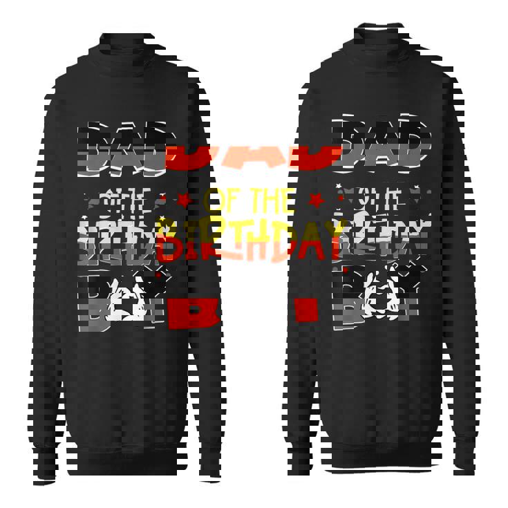 Dad Of The Birthday Boy Mouse Family Matching Sweatshirt
