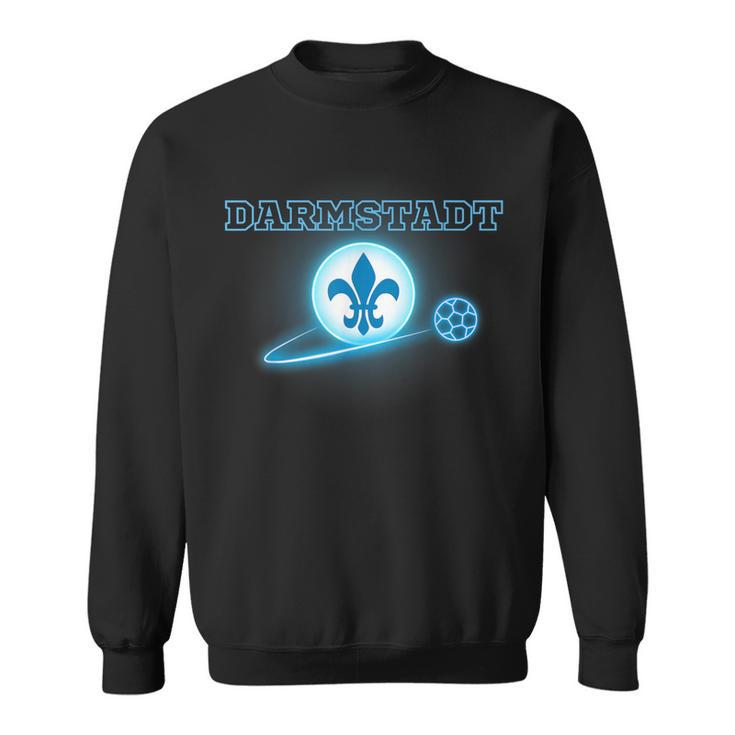 Darmstadt Football Lily Fan 98 Hesse Stadium Blue Sweatshirt