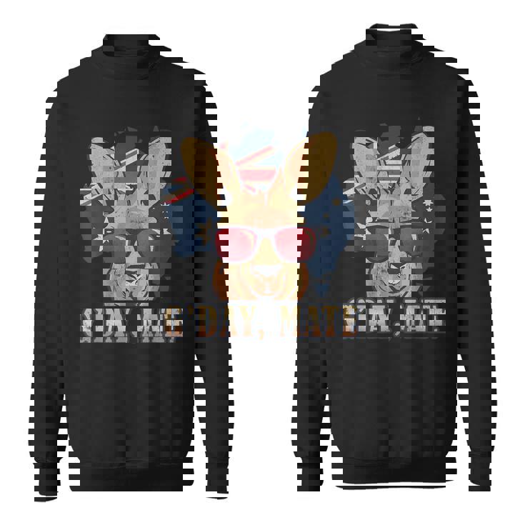 Day Mate Carte Patriotique De L'australie Motif Good Kangourou Sweater e