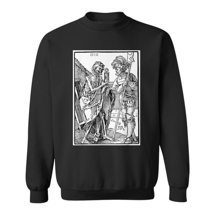 The Death And The Landsknecht By Albrecht Durer 1510 Sweatshirt