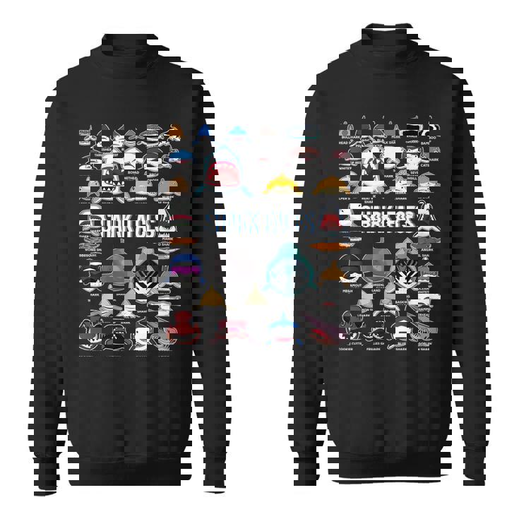 Divertente Regalo A Forma Di Squalo Con Facce Di Squalo Felpa