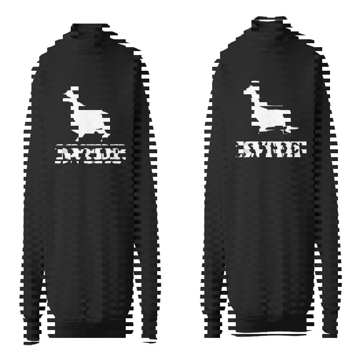 Dog Lover Low Rider Dachshund Tank Top Sweatshirt