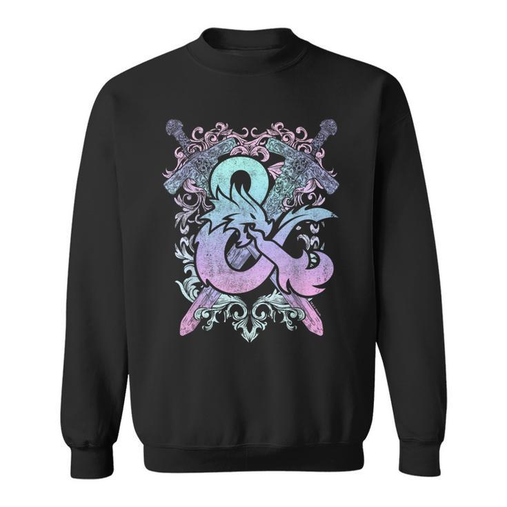 Dungeons & Dragons Ampersand Pastel Logo Sweatshirt