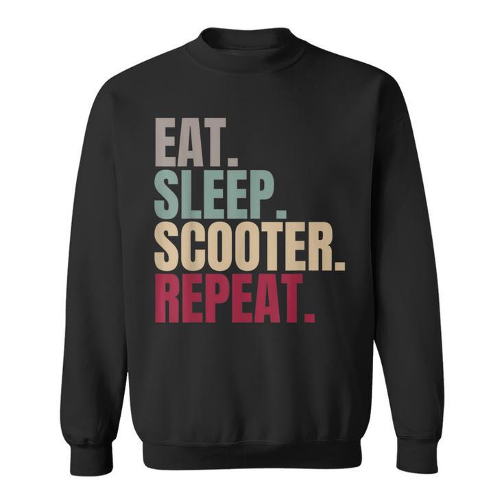 Eat Sleep Scooter Repeat Sweatshirt