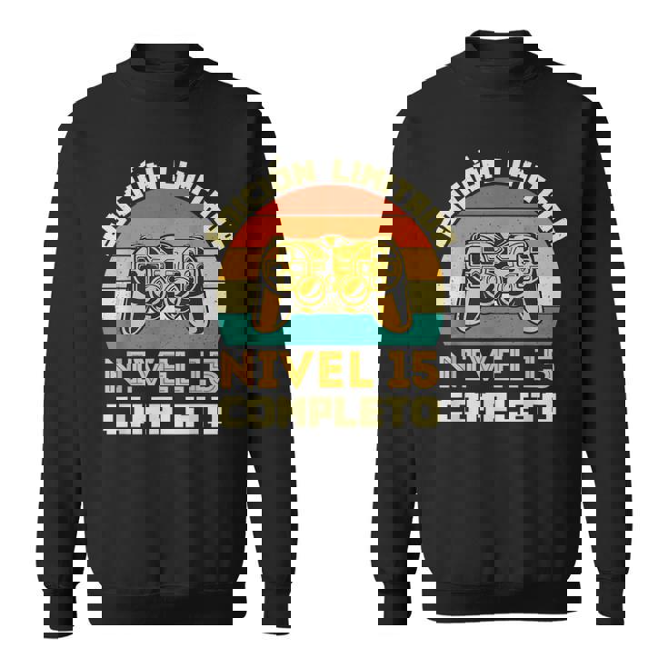Edición Limitada Nivel 15 Completo Gamer Cumpleaños 15 Años Camisa de entrenamiento