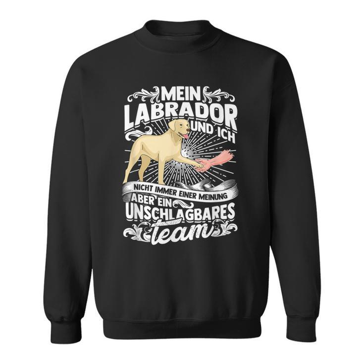 Ein Unbeatable Team Labbi Dog Holder Labrador Sweatshirt