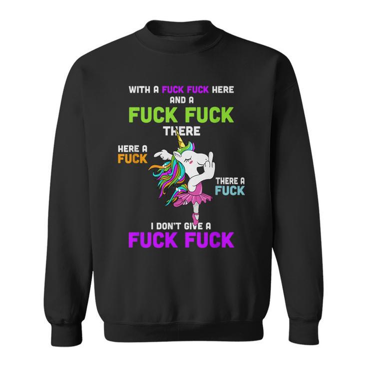 Einhorn Lustiger Witzger Frech Spruch Sprüche Sweatshirt