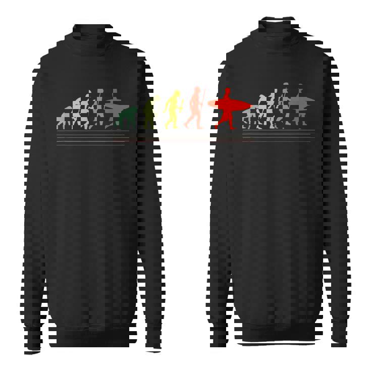 Évolution Du Surf Rétro De La Planche De Surf Sweater e