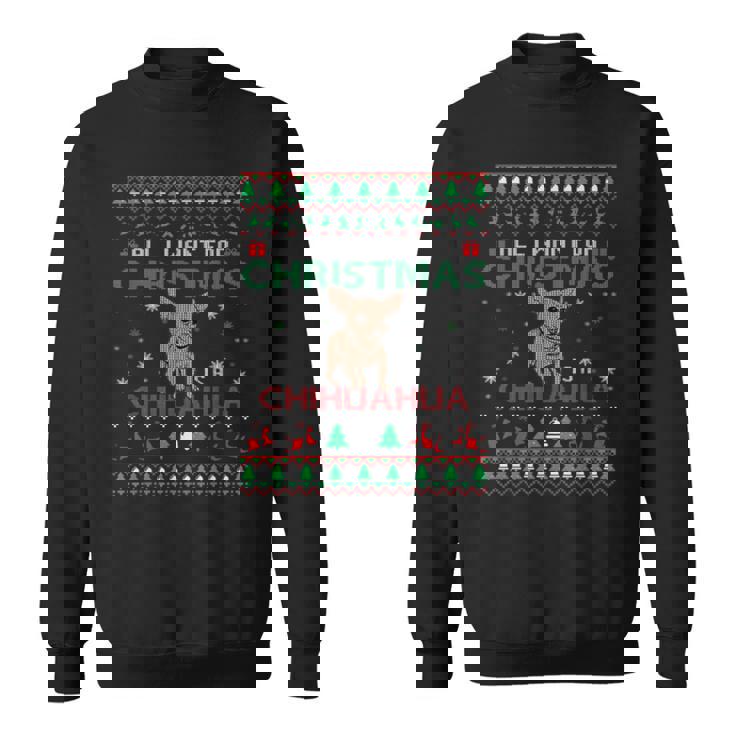 Chihuahua Ugly Christmas Sweaters Sweatshirt