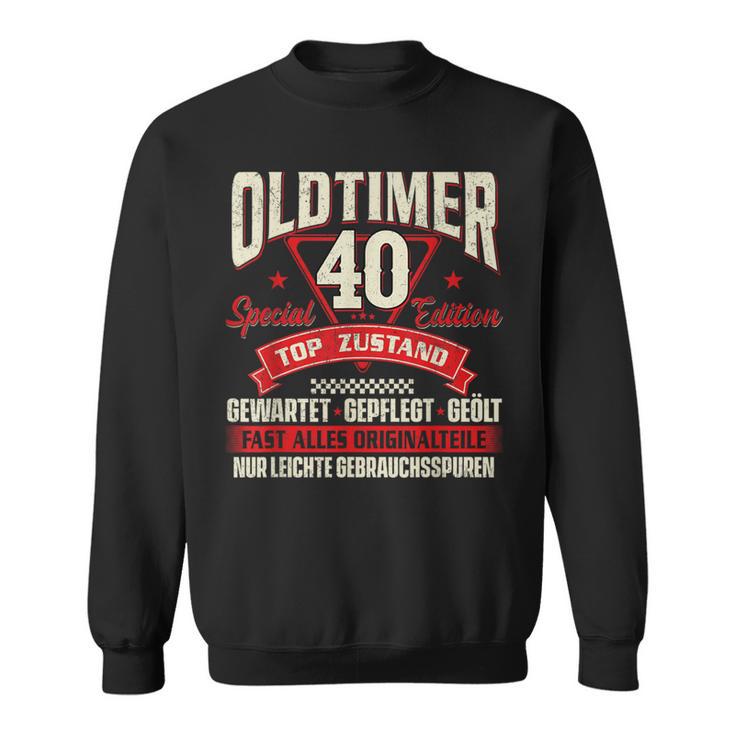 Oldtimer 40 Jahre Birthday Sweatshirt