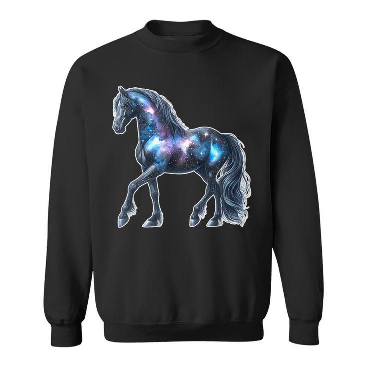 Galaxy-Pferd Sweatshirt