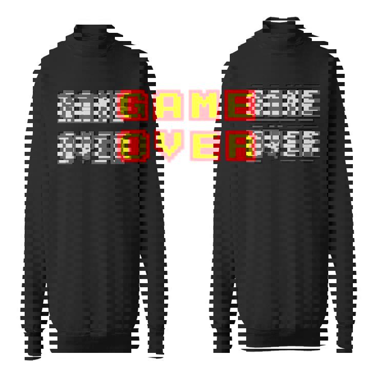 Game Overintage Retroideogiochi Gaming Regalo Arcade Felpa