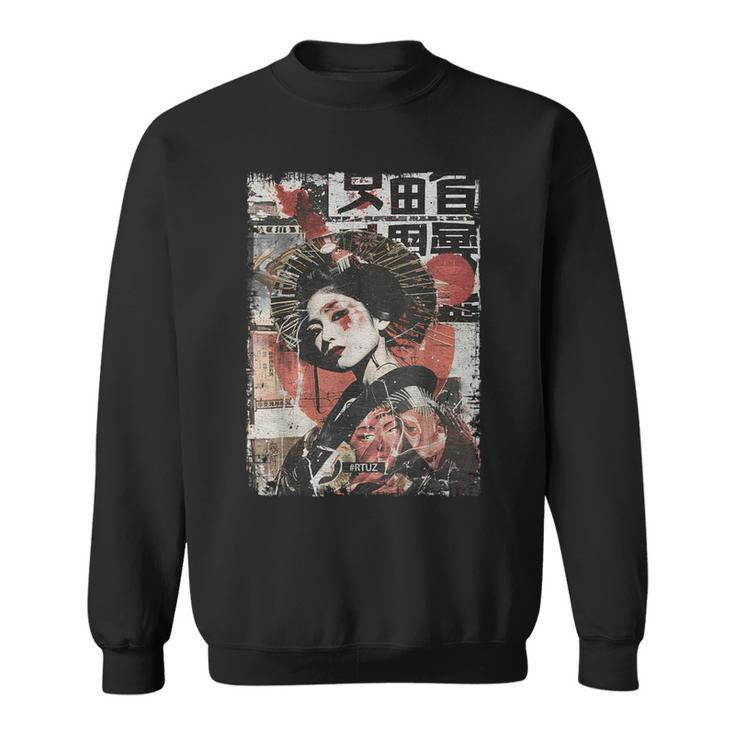 Geisha Asia Japan Frauintage Kultur Tokyo Geisha Sweatshirt