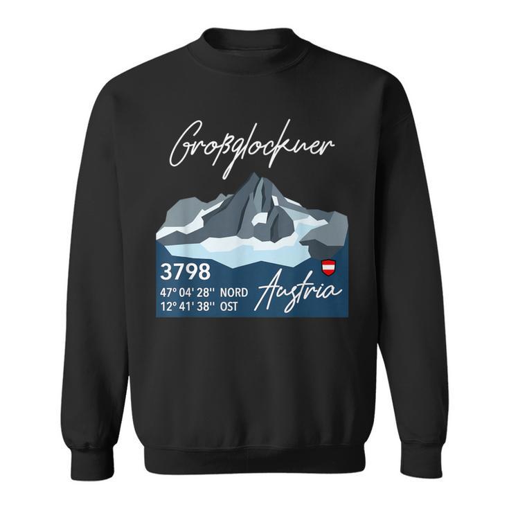 Großglockner Austria Gipfel Der Berg Ruft Cool Hiking Sweatshirt