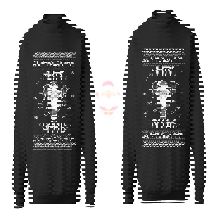 Gym Lover Ugly Christmas Sweater For Holidays Sweatshirt