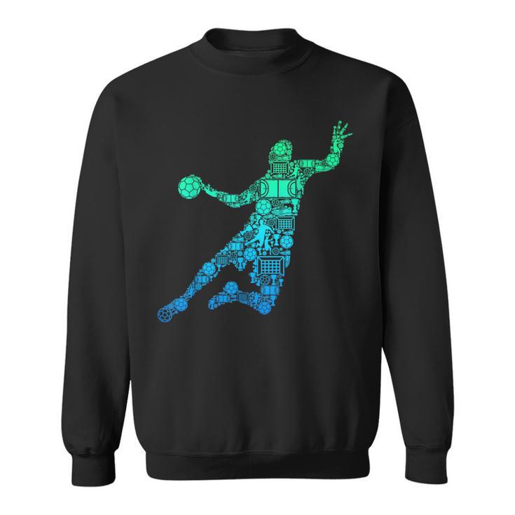 Handball Handballer Handball Player Children Boys Men Sweatshirt