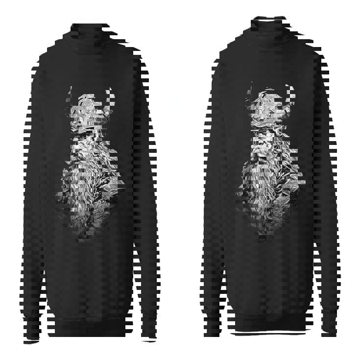 Hommeiking Mythologie Nordiquealkyriealhalla Odin Raven Sweater e