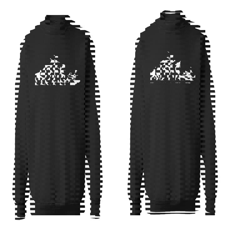 Humoristique Pour Les Amoureux Des Chats Évolution De L'homme Avec Des Chats Sweater e