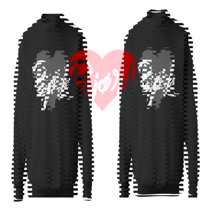Ich Liebe Bjørkorname Liebe Herz Sweater e