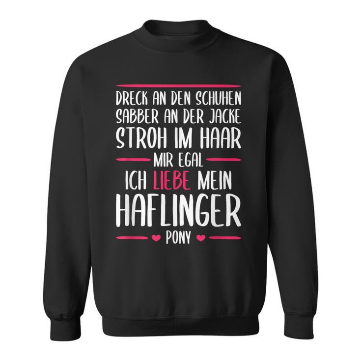 Ich Liebe Mein Haflinger Pony Ich Liebe Mein Haflinger Sweatshirt