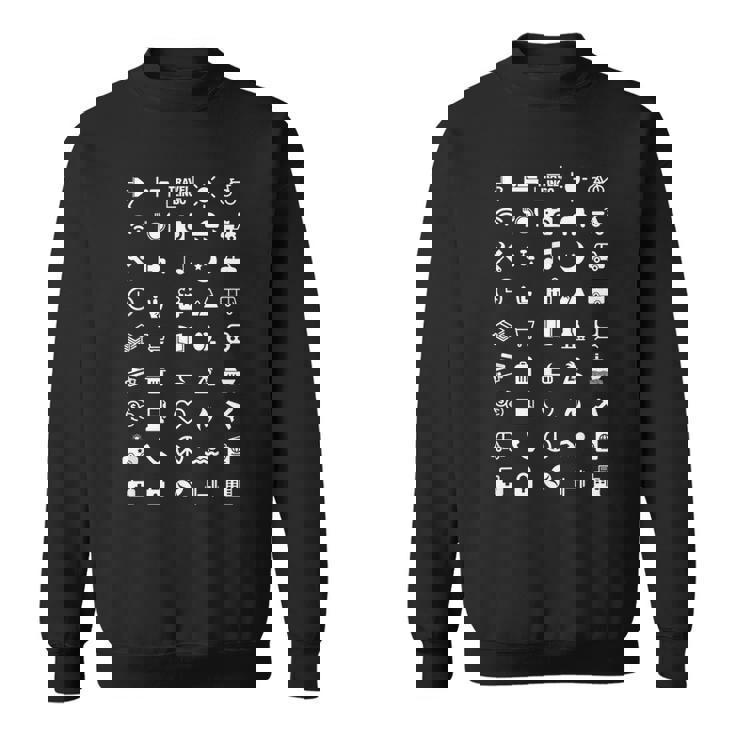 Icon Travel Language Functional Traveler Backpacking Sweatshirt