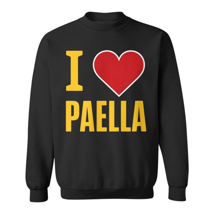 Impresión Divertida Para Amantes De La Comida Española I Love Paella Camisa de entrenamiento