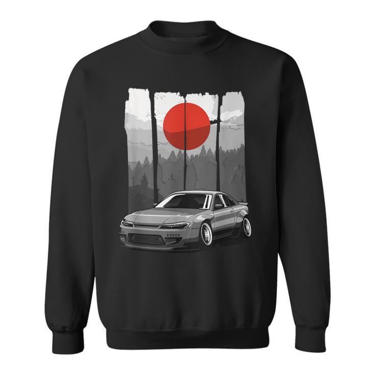 Jdm S15 Silvia Japan Drift Auto Rising Sun Tuning Sweatshirt