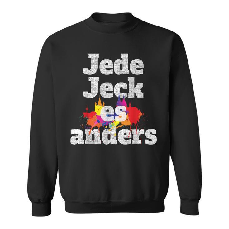 Jeder Jeck Es Anders Kölsches Grundgesetz Carnival In Cologne Sweatshirt