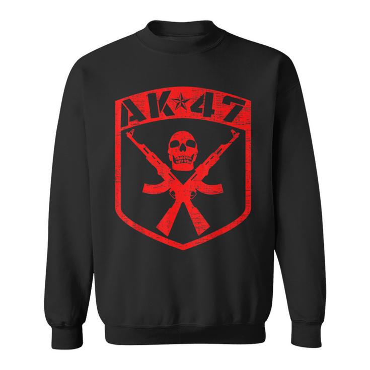 Kalashnikov Skull Ak-47 Assault Rifle Sweatshirt