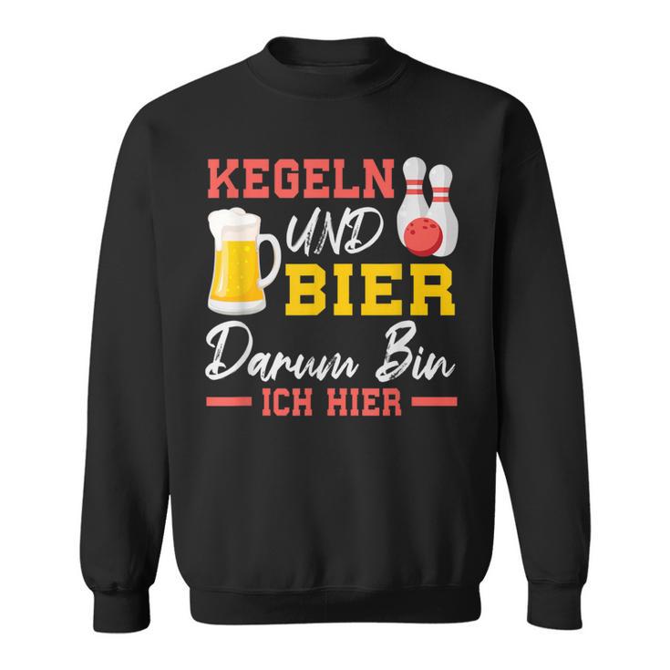 Kegel Und Bier Sweatshirt