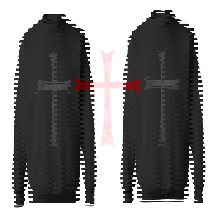 Knights Templar Cross Crusader Soldier Of Christ Long Sleeve T
