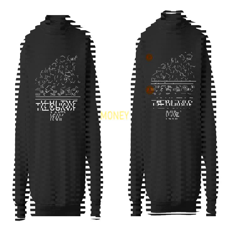 La Evolución Del Dinero Camisa Divertida Bitcoin Criptomoneda Camisa de entrenamiento
