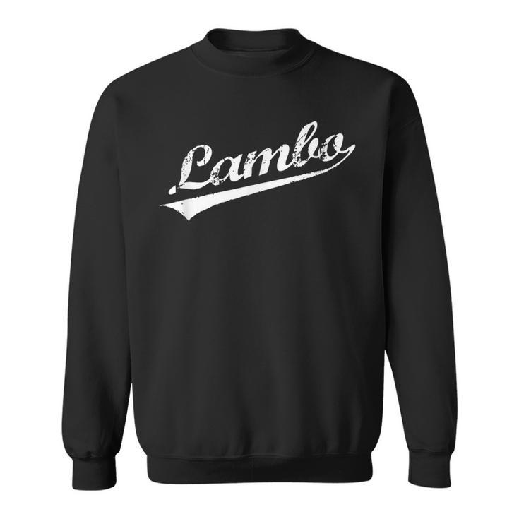 Lambo Distressed Hip Hop Rap Slang Sweatshirt