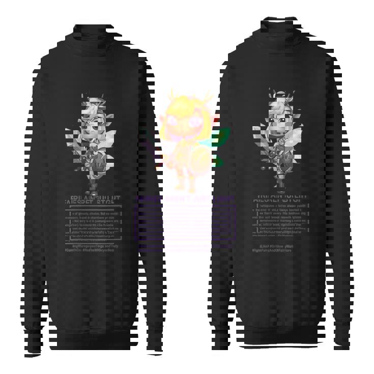 Las Hadas No Son Solo Luz Diseño Para Gamers Cuello Camisa de entrenamiento