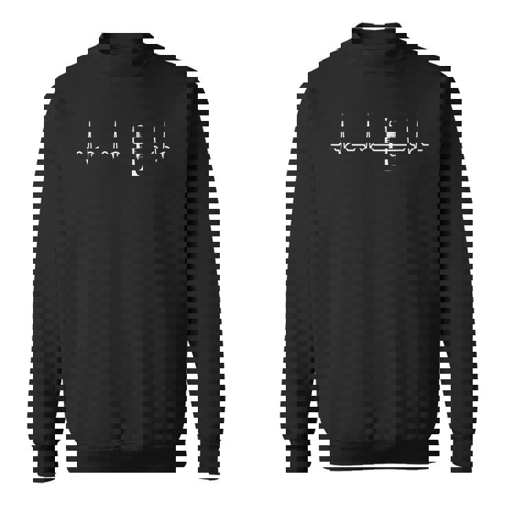 Latido Del Corazón Trompeta Banda De Música Trompetista Ekg Camisa de entrenamiento