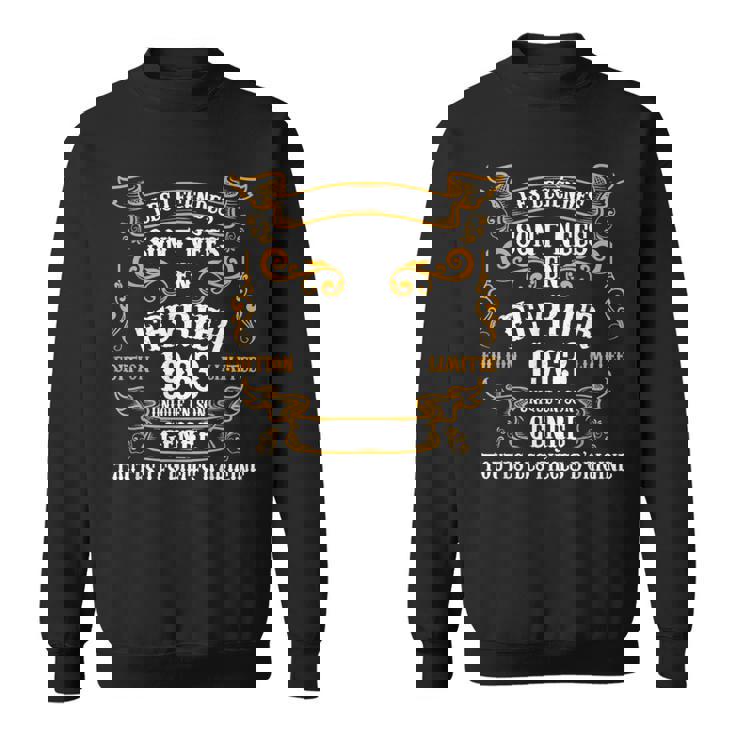 Les Legendes Sont Nees En Fevrier 1963 60E Anniversaire Homme Sweater e