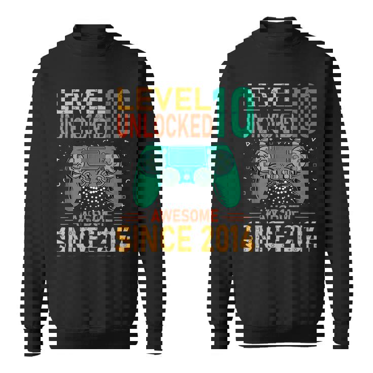 Level 10 Unlocked Compleanno 10 Anni Regalo 10 Anni Maschio Felpa